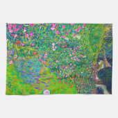 Italienischer Garten, Gustav Klimt Geschirrtuch (Horizontal)