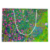 Italienischer Garten, Gustav Klimt Große Geschenktüte (Rückseite)