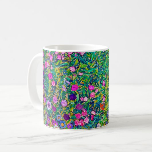 Italienischer Garten, Gustav Klimt Kaffeetasse (Vorderseite Links)