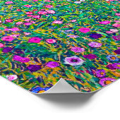 Italienischer Garten, Gustav Klimt Poster (Ecke)