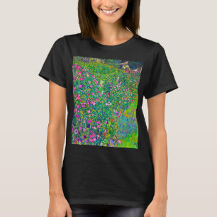 Italienischer Garten, Gustav Klimt T-Shirt