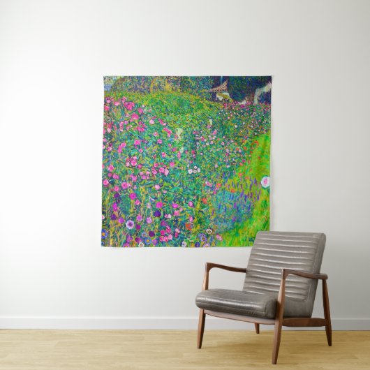 Italienischer Garten, Gustav Klimt Wandteppich (Beispiel)