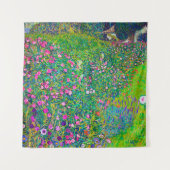 Italienischer Garten, Gustav Klimt Wandteppich (Vorderseite)