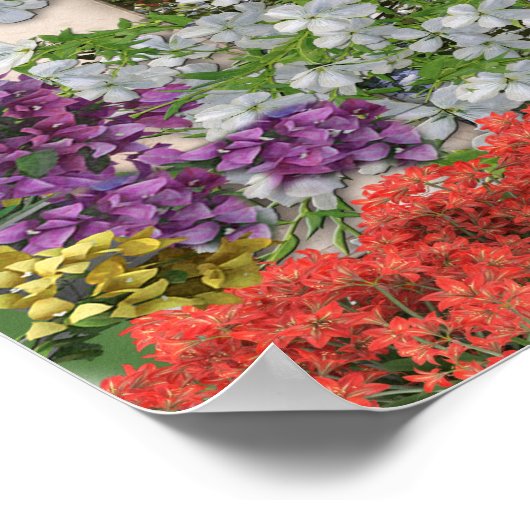 Italienischer Garten Poster (Ecke)