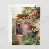 Italienischer Garten Postkarte (Vorne/Hinten)