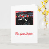 Italienischer Glückstag Vater Karte (Gelbe Blume)