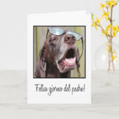 Italienischer Glückstag Vater Karte (Gelbe Blume)