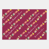 Italienischer Glückwunsch zum Geburtstag , Buon Co Geschenkpapier Set (Vorderseite 3)