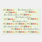 Italienischer Glückwunsch zum Geburtstag , Buon Co Geschenkpapier Set (Vorderseite 3)