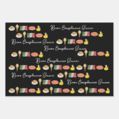 Italienischer Glückwunsch zum Geburtstag , Buon Co Geschenkpapier Set (Vorderseite 2)