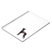 Italienischer Grauhound Hunde züchten Bohemischen  Notizblock (Linke Seite)