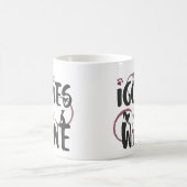 Italienischer Grauhund Hundebesitzer Weinliebhaber Kaffeetasse (Mittel)