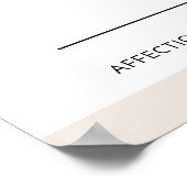 Italienischer Grauhund mit Niedlichem Hund mit ben Poster (Ecke)