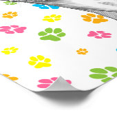 Italienischer Grauhund Niedlich Funny Sketch Portr Poster (Ecke)