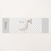 Italienischer Grauhund Niedlich mit Individuelle N Yogamatte (Vorderseite (Horizontal))