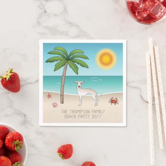 Italienischer Grauschwund im Tropical Summer Beach Serviette (Beispiel)