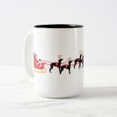 Italienischer Greyhound Christmas Hund Tasse Cup (Vorderseite Links)