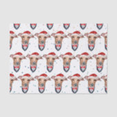 Italienischer Greyhound Dog Breen Weihnachten Seidenpapier (Vorderseite)