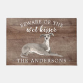 Italienischer Greyhound Dog Personalisiert Dog Mat Fußmatte (Vorderseite)