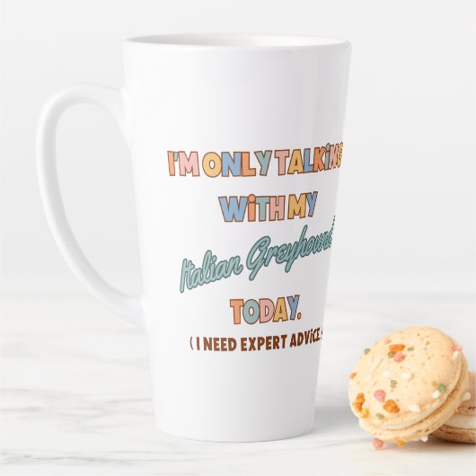 Italienischer Greyhound Drink Cup oder Tasse (Beispiel)