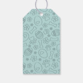 Italienischer Greyhound Fawn Dog Niedlich Ostern S Geschenkanhänger (Rückseite)