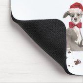 Italienischer Greyhound Funny Christmas Dog mit Ba Mousepad (Ecke)