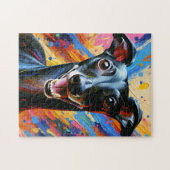 Italienischer Greyhound Hund Acrylic Print Hund Lo Puzzle (Horizontal)