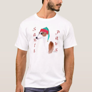 Italienischer Greyhound Santa Paws T - Shirt