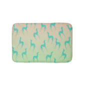 Italienischer Greyhound Silhouette Pattern Dog Lie Badematte (Vorderseite)