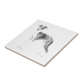 Italienischer Greyhound-Stil Fliese (Seite)