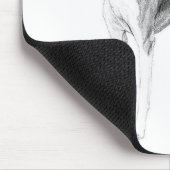 Italienischer Greyhound-Stil Mousepad (Ecke)