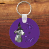 Italienischer Greyhound Trick Schlüsselanhänger (Rückseite)