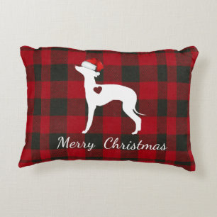 Italienischer Greyhound Weihnachtskissen Buffalo K Dekokissen