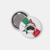 Italienischer Hai Magnet (Vorderseite/Rückseite)