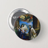 Italienischer Heiliger Aloysius Gonzaga Button (Vorne & Hinten)