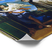 Italienischer Heiliger Aloysius Gonzaga Poster (Ecke)