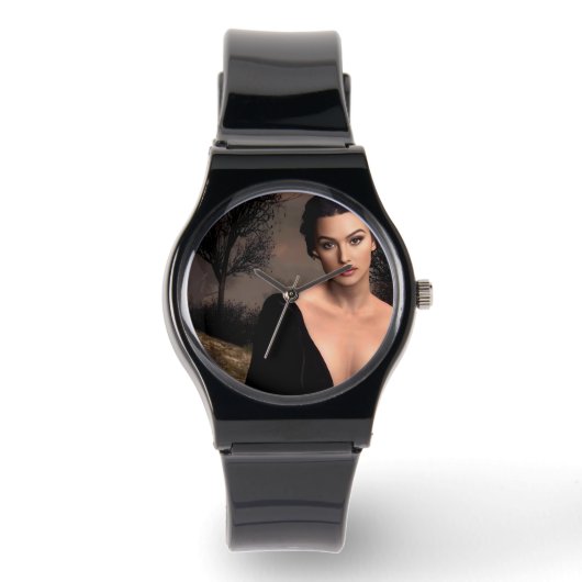 Italienischer Herbst-Uhr Armbanduhr (Vorderseite)