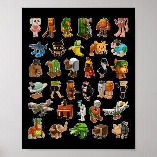 Italienischer-Hirnfäule-KI-generierte-Tiere-Gen-Z- Poster