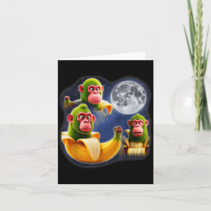 Italienischer Hirnrot Chimpanzini Bananini 3 Mond Karte