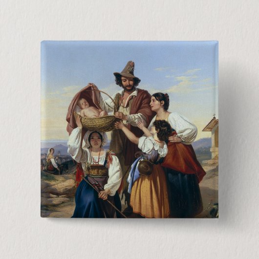 Italienischer Hirt, 1835 Button (Vorderseite)