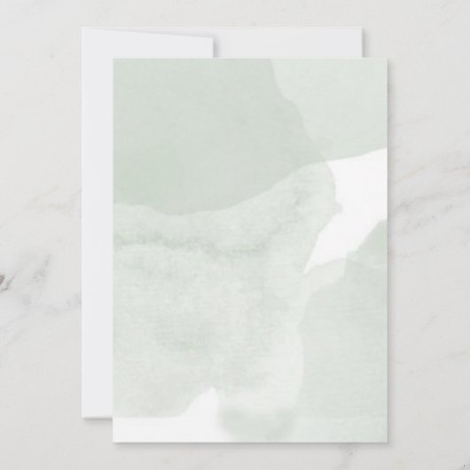 Italienischer Hochzeitsgarten Skript Wasserfarbenl Einladung (Rückseite)