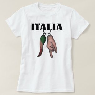 ITALIENISCHER HORN-T-SHIRT BÖSER BLICK, CORNO T-Shirt