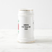 ITALIENISCHER Individuelle Name 2024 jedes Jahr Bierglas (Mittel)