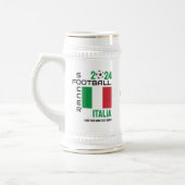 ITALIENISCHER Individuelle Name 2024 jedes Jahr Bierglas (Links)