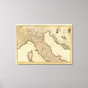 Italienischer Internatsschüler Coutries Leinwanddruck