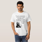 Italienischer Job-Unimaginative Management-T - T-Shirt (Vorne ganz)