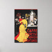 Italienischer Kaffee Bar Espresso und Poster Leinwanddruck (Vorderseite)