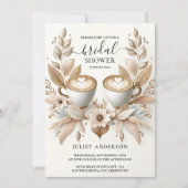 Italienischer Kaffee Sorrento Lässiges Brautparty Einladung (Vorderseite)