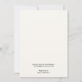 Italienischer Kaffee Sorrento Lässiges Brautparty Einladung (Rückseite)