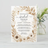 Italienischer Kaffee Sorrento Lässiges Brautparty Einladung (Stehend Vorderseite)